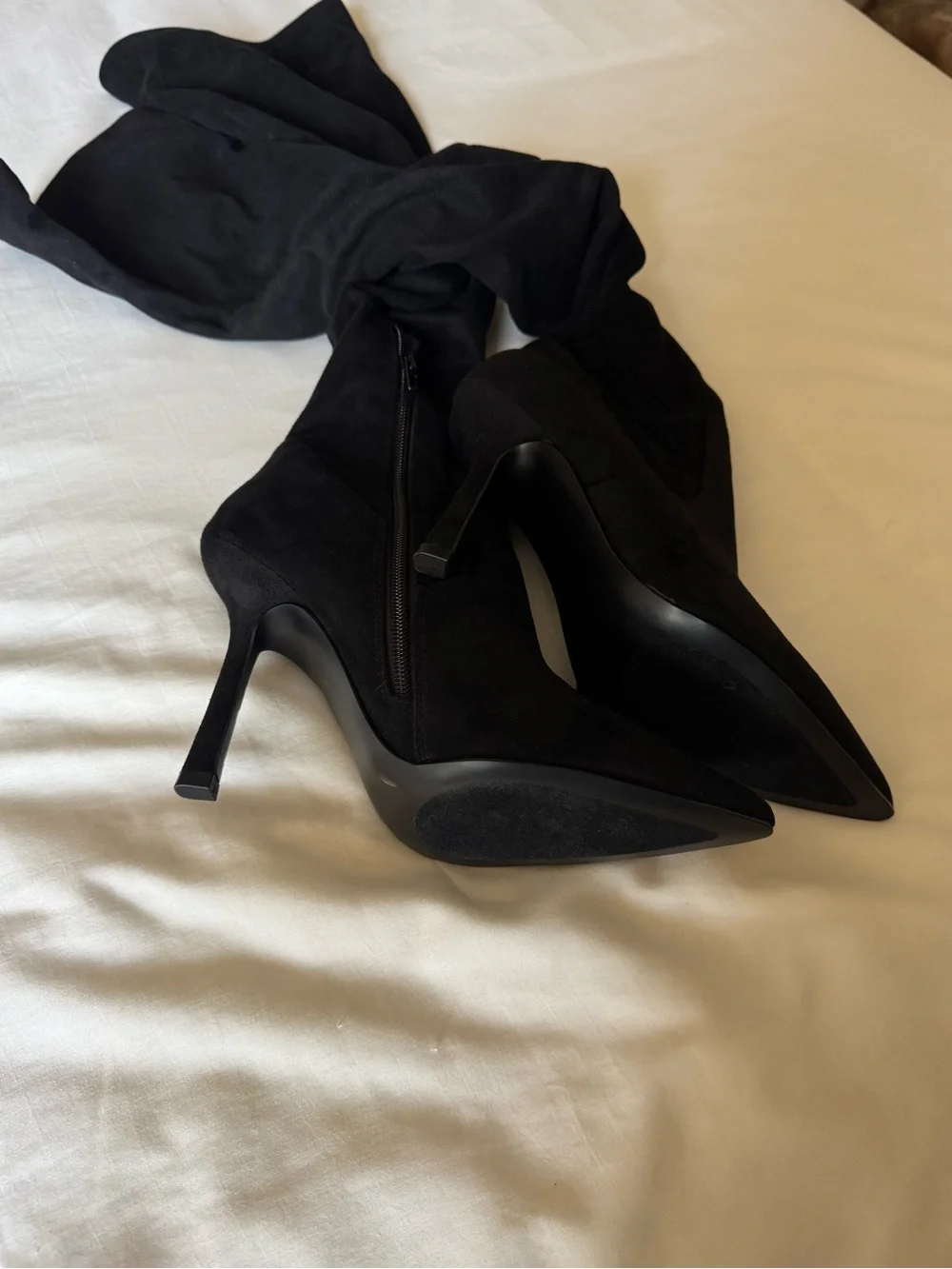 Steve Madden Black Over-the-Knee Stiletto Boot